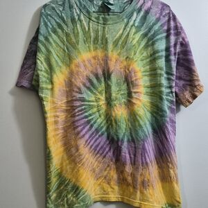 Gildan Green Tie-Dye T-Shirt